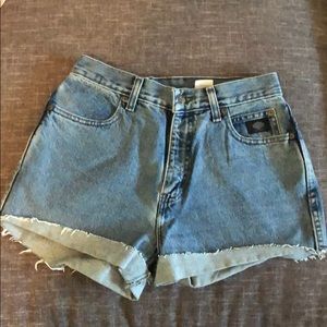 High Waisted Jean Shorts